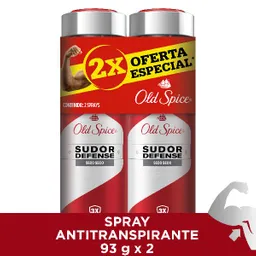 Old Spice Desodorante Sudor Defense Seco-Seco en Spray