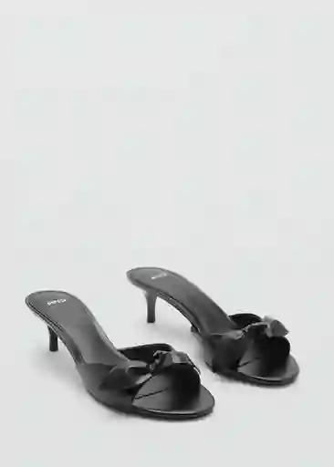 Sandalias Rocket Negro Talla 38 Mujer Mango