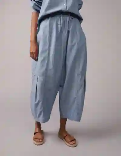 Falda Mujer Azul Talla LARGE 5511936 American Eagle