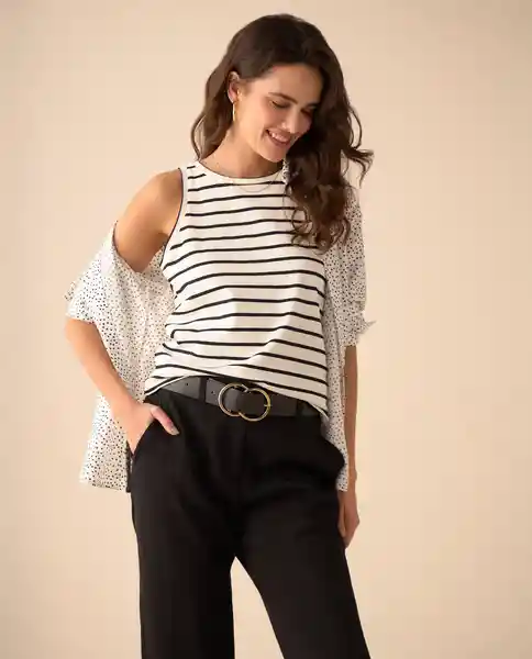 Camiseta Nevisca Crudo Claro Talla XL 601G000 Esprit