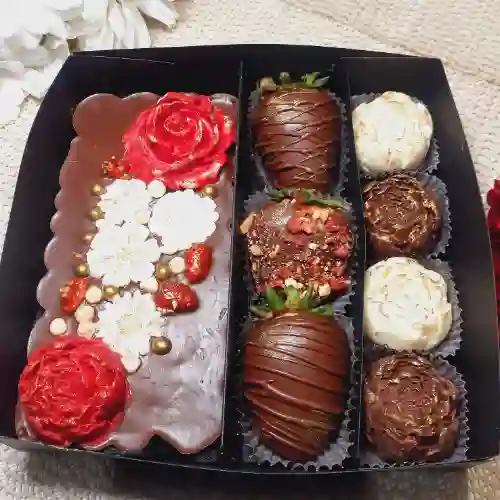 Tabla Choco y Fresas Cubiertas