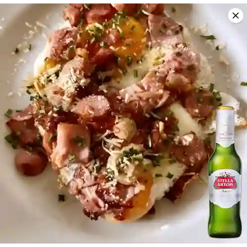 Combo Omelette Ranchero + Stella Artois Bot. 330ml