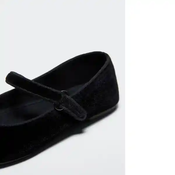 Zapato Elviran Negro Talla 29 Niñas Mango