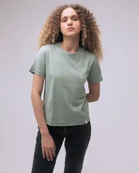  Camiseta Mujer Verde Talla Xl 600D004 AMERICANINO 
