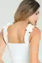 Top Bafta Color Blanco Crudo Talla XS Ragged