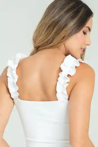 Top Bafta Color Blanco Crudo Talla XS Ragged