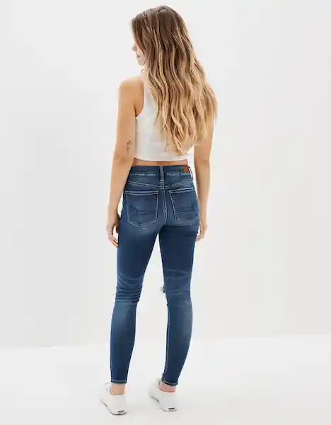 Jean Súper hi Rise Jegging Mujer Azul T-8 LONG American Eagle