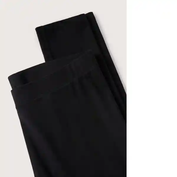 Leggings Star-A Negro Talla 27 Mujer Mango