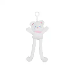 Llavero Colgante Que Tira de Las Orejas Conejito Blanco Miniso