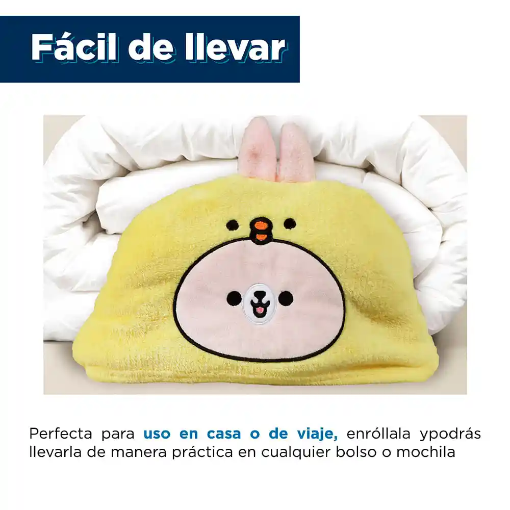 Cobija Con Gorro Mini Family Bunbun Miniso