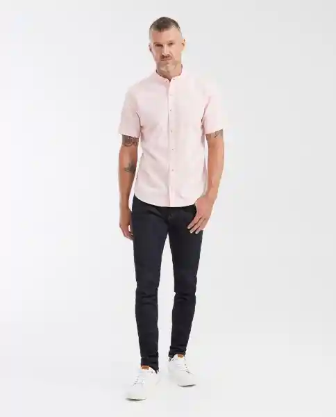 Camisa Neru Neck Manga Corta Rosa Nouveau Claro S Chevignon
