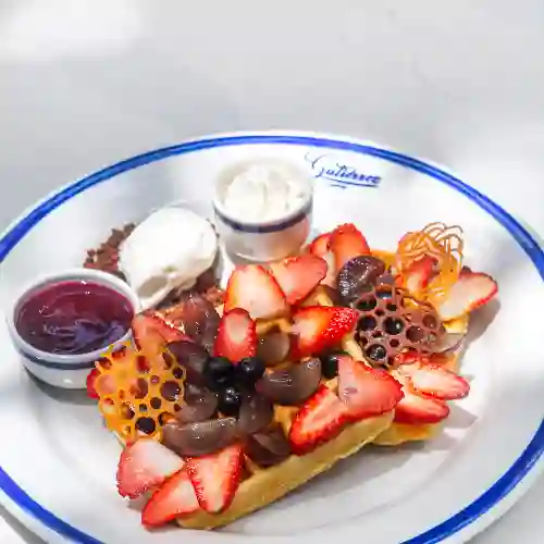 Waffle O Crepe Frutos Rojos