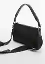 Bolso P Gina Negro Talla 99 Mujer Mango