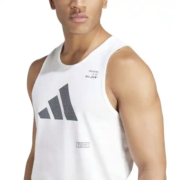 Adidas Camiseta Tr Cat G Tk Para Hombre Blanco Talla S