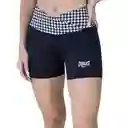 Pantaloneta Houndstooth Blanco y Negro Talla L Everlast