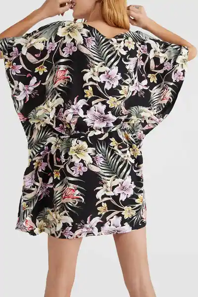 ONeill Vestido Cover up Mix And Match Negro Talla L