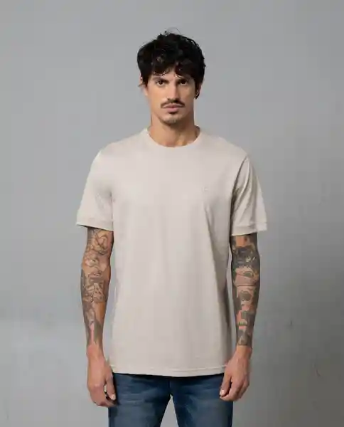 Camiseta Hombre Crudo Talla L 100G005 Rifle
