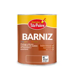 Pinturas Tito Pabón Barniz Brillante 3785.42 mL