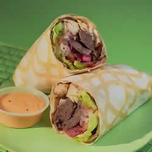 Shawarma Doble Proteína Mixto