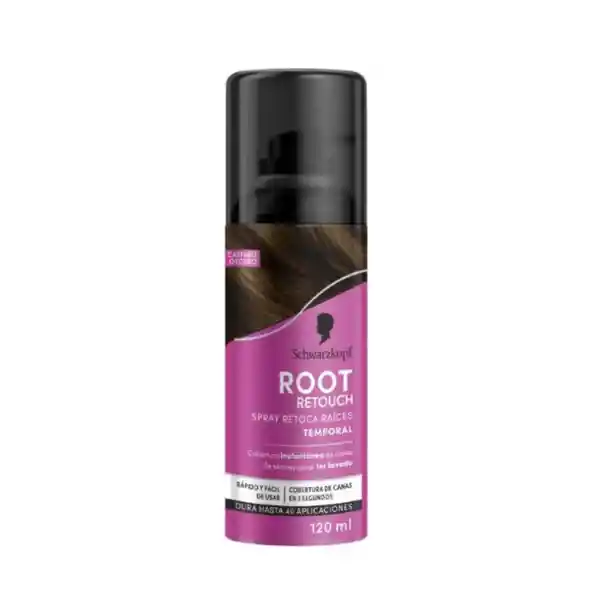 Spray Retoca Raices Root Retoucher Castaño Oscuro