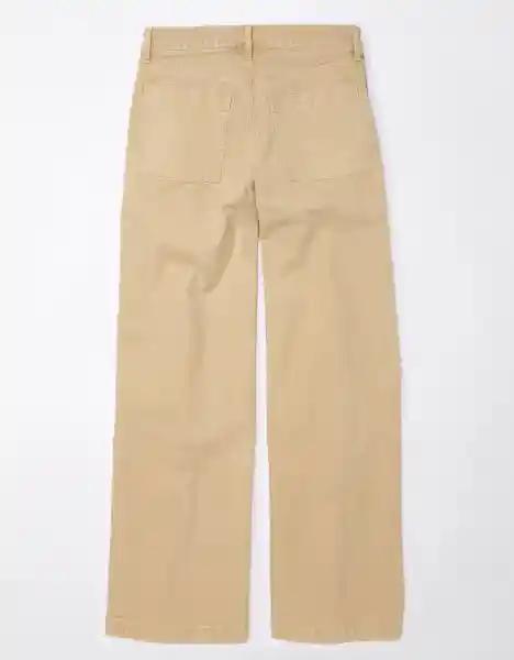 Pantalón Mujer Beige Talla 0 American Eagle