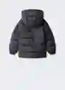 Abrigo Anorak America5 Antracita Talla 10 Niños Mango