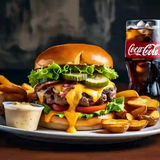 Combo burger americana