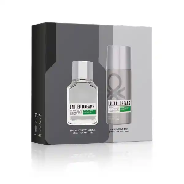 Benetton Perfume United Dreams Aim High For Men + Desodorante