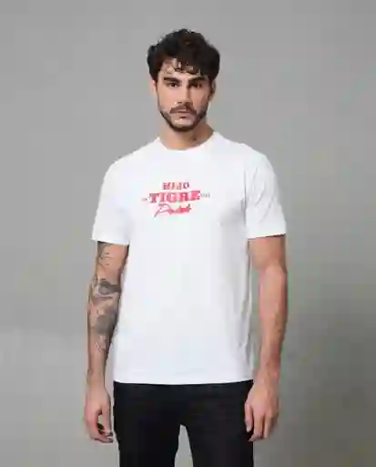 Camiseta Hombre Blanco XL 103G003_BLA110601 Rifle