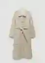 Gabardina Trench Candy Beige Talla M Mujer Mango