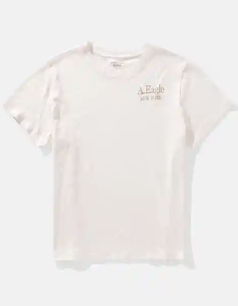Camiseta Mujer Beige Talla MEDIUM 9931221 American Eagle