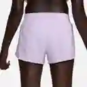Nike Short Pantaloneta W One Swsh Hbr Df mr Br Mujer Morado T. L