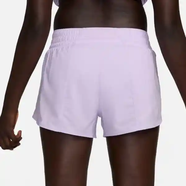 Nike Short Pantaloneta W One Swsh Hbr Df mr Br Mujer Morado T. L