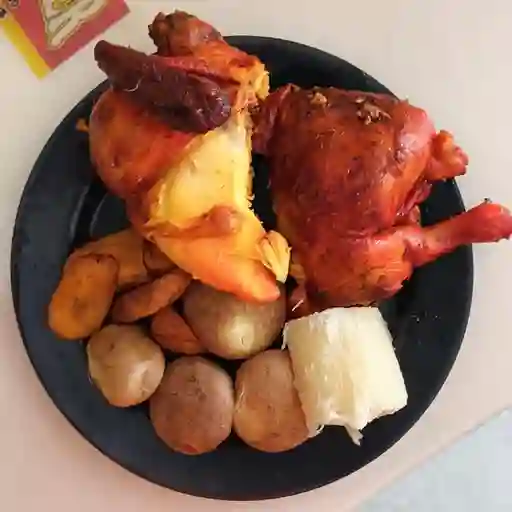 1/2 Pollo asado