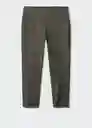 Pantalón Bologna Khaki Talla 38 Hombre Mango