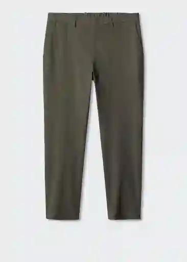 Pantalón Bologna Khaki Talla 38 Hombre Mango