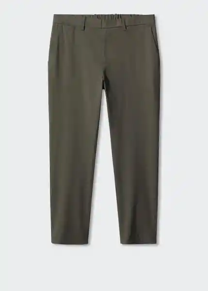 Pantalón Bologna Khaki Talla 38 Hombre Mango