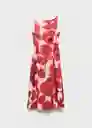 Vestido Aquare Crudo Talla M Mujer Mango