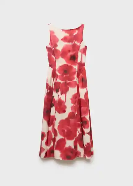 Vestido Aquare Crudo Talla M Mujer Mango