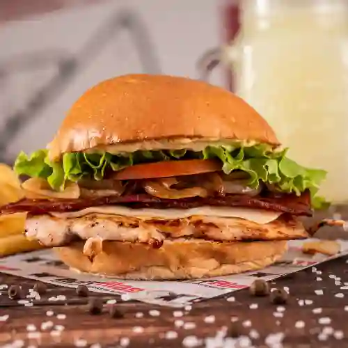 Hamburguesa de Pollo a la Plancha