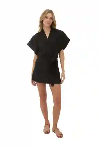 Kimono Avani Negro Talla M Mercedes Campuzano