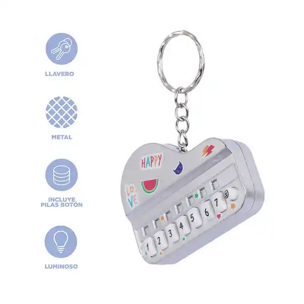 Llavero Mini Piano Series K208 Miniso