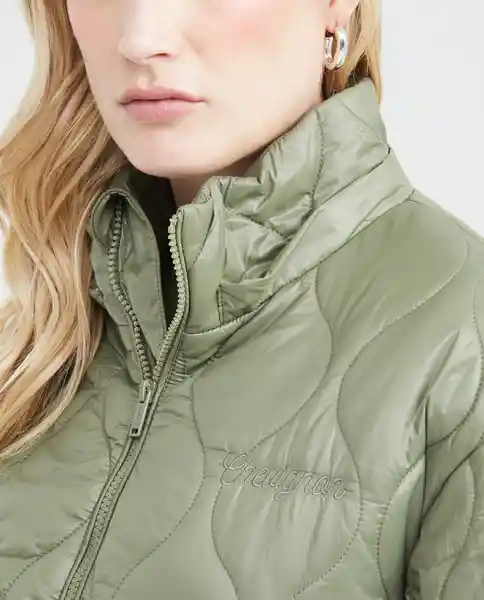 Chaqueta Quilted Femenino Verde Miliciano Oscuro XL Chevignon