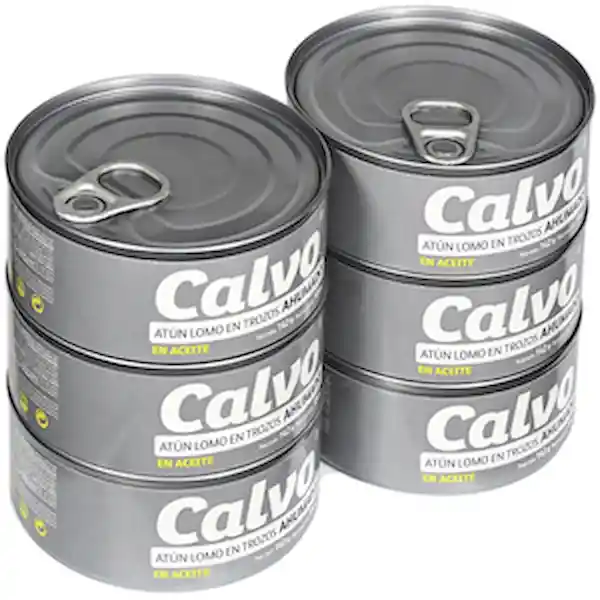 Calvo Atún Ahumado en Aceite