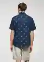 Camisa Micro3-H Tinta Talla M Hombre Mango