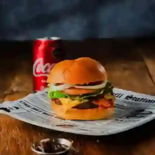 Burger especial + coca cola
