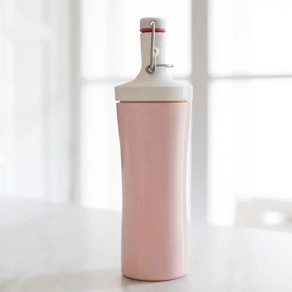 Koziol Botella de Plástico Organic Rosa