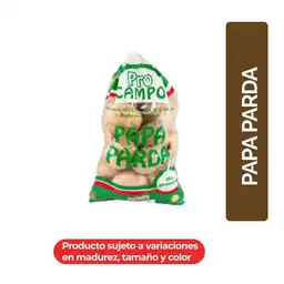 Pro Campo Papa Parda Tipo Exportación