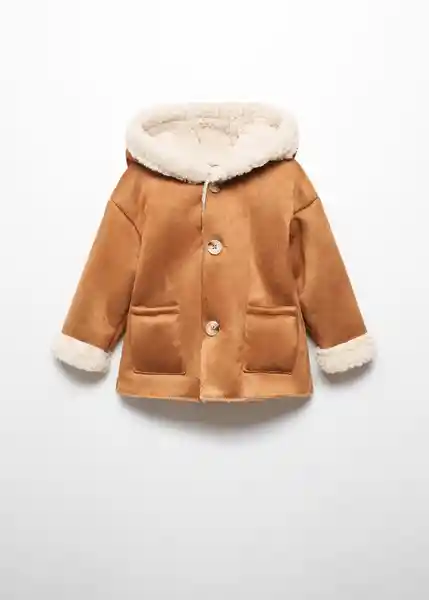 Abrigo Carlo Camel Talla 70 Niños Mango