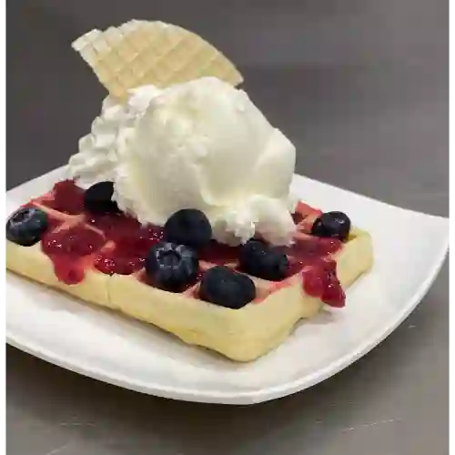 Waffle de Frutos Rojos